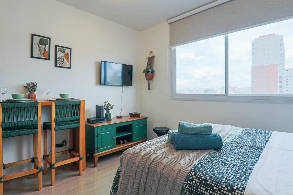 Aconchegante Studio No Bras Com Piscina/Metro Bras São Paulo Ngoại thất bức ảnh